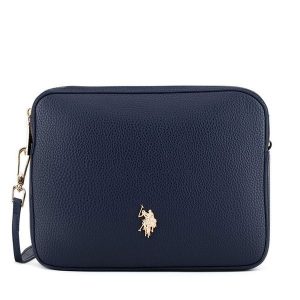 Torebka U.S. Polo Assn. Niebieskie listonoszki U.S. Polo Assn., bez wzorów, bez dodatków. Za 167,99 zł.
