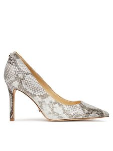 Guess Szpilki FLPDB4 ELE08 Szary. Szare szpilki Guess, z aplikacjami, ze skóry, bez obcasa. Za 329,99 zł.