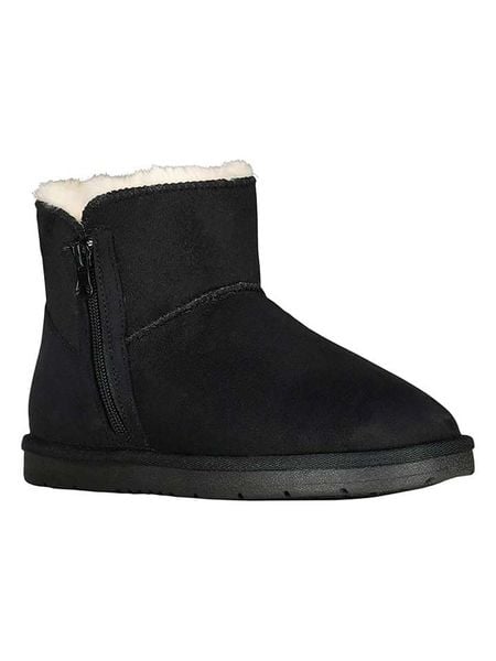 Geographical Norway Botki zimowe "Ozipneige" w kolorze czarnym rozmiar: 40. Czarne botki Geographical Norway, na zimę, bez wzorów, z futra, bez obcasa, bez zapięcia. Za 140,53 zł.