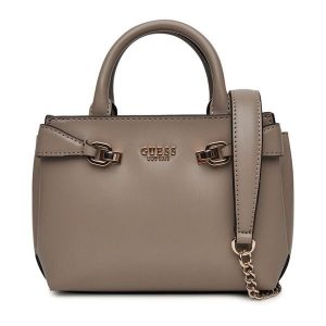 Torebka Guess. Brązowe torebki klasyczne Guess, z aplikacjami, bez dodatków. Za 329,99 zł.