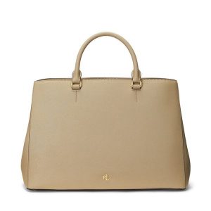 Torebka LAUREN RALPH LAUREN. Brązowe kuferki Lauren Ralph Lauren, bez wzorów, bez dodatków. Za 939,99 zł.