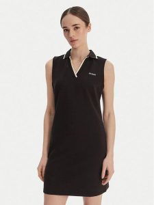 Guess Sukienka codzienna V6GK02 K2928 Brązowy Regular Fit. Brązowe kombinezony Guess, s, z aplikacjami, z syntetyku, bez kołnierzyka, bez ramiączek. Za 344,99 zł.