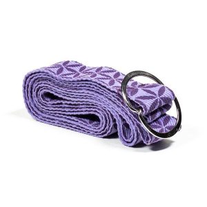 Pasek do jogi Yogi Yogini - Kwiat życia. Fioletowe paski YOGI & YOGINI, bez wzorów, sportowe. Za 49,99 zł.