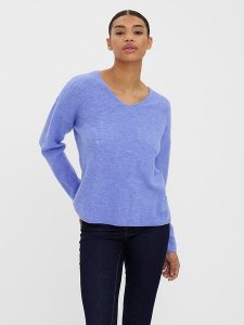 Vero Moda Sweter w kolorze niebieskim rozmiar: XS. Niebieskie swetry oversize Vero Moda, xs, bez wzorów, bez ramiączek. Za 57,20 zł.