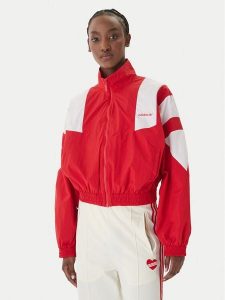 Adidas Bluza Blocked Washed KD8788 Czerwony Oversize. Czerwone bluzy ADIDAS, s, bez wzorów, z syntetyku, bez kaptura. Za 398,99 zł.