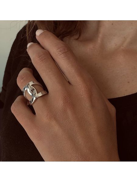 Les Petites Précieuses Srebrny pierścionek rozmiar: 54. Szare pierścionki Les Petites Précieuses, srebrne. Za 179,22 zł.