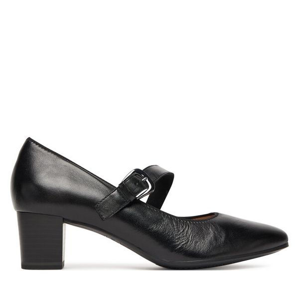 Czółenka Caprice. Czarne czółenka Caprice, bez wzorów, bez obcasa, bez zapięcia. Za 219,99 zł.