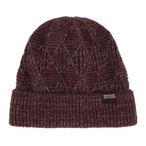 Damska Czapka Multimix Beanie. Fioletowe czapki Regatta, bez wzorów, sportowe. Za 30,99 zł.