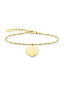 Thomas Sabo Pozłacana bransoletka z zawieszką rozmiar: onesize. Żółte bransoletki Thomas Sabo, pozłacane. Za 244,95 zł.