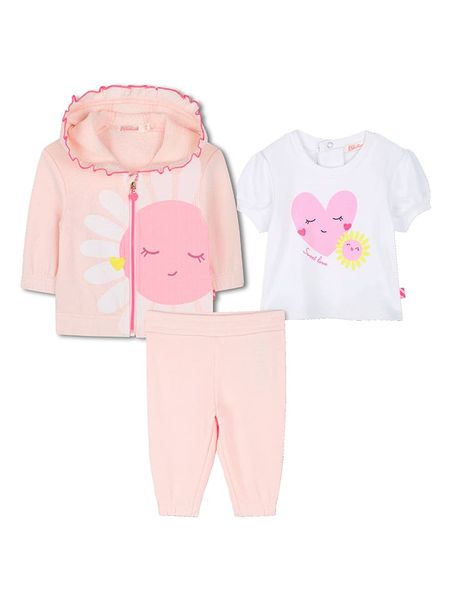 Billieblush 3-częściowy zestaw w kolorze jasnoróżowym rozmiar: 68. Różowe kardigany Billieblush, z bawełny. Za 159,95 zł.