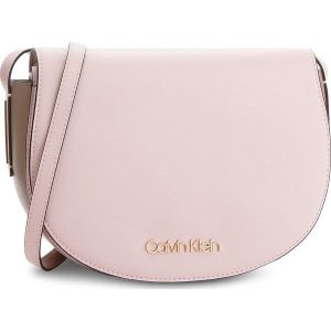 Torebka CALVIN KLEIN - Frame Med Saddle Bag K60K604629 908. Czerwone listonoszki marki Calvin Klein, ze skóry ekologicznej. Za 449,00 zł.
