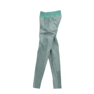 Second life - Damskie szare legginsy do fitnessu i jogi - Jak nowy. Szare legginsy Gymshark, bez wzorów. Za 122,63 zł.