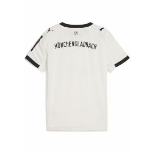Młodzieżowa koszulka domowa Borussia Mönchengladbach 25/26 PUMA Warm White Black. Biała bluzki Puma, m, bez wzorów, młodzieżowe, bez kołnierzyka, bez ramiączek. Za 349,00 zł.