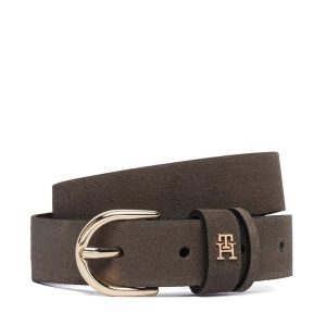 Pasek Tommy Hilfiger. Brązowe paski TOMMY HILFIGER, bez wzorów. Za 209,99 zł.