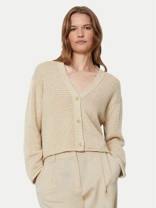 Marc O'Polo Kardigan 406 6059 61259 Beżowy Regular Fit. Brązowe kardigany Marc O'Polo, z bawełny. Za 339,99 zł.