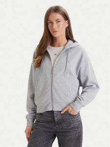 Calvin Klein Jeans Bluza Monogram LV047F208G Szary Relaxed Fit. Szare bluzy Calvin Klein Jeans, xs, bez wzorów, z bawełny, bez kaptura. Za 340,99 zł.