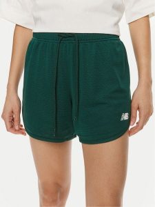 New Balance Szorty sportowe WS41510 Zielony Regular Fit. Zielone spodenki sportowe New Balance, m, bez wzorów, z syntetyku. Za 179,99 zł.