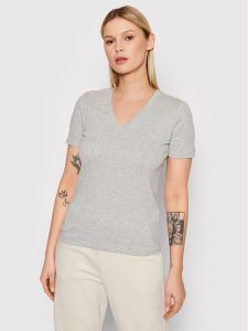 United Colors Of Benetton T-Shirt 3GA2E4230 Szary Regular Fit. Szare t-shirty United Colors of Benetton, xs, bez wzorów, z bawełny, bez kołnierzyka, bez ramiączek. Za 49,99 zł.