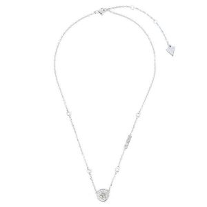 Naszyjnik Guess. Szare naszyjniki Guess, srebrne. Za 289,99 zł.