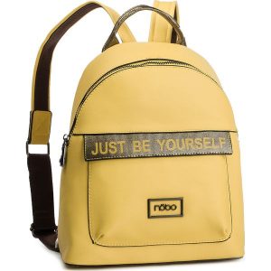 Plecak NOBO - NBAG-G3180-C002 Żółty. Plecaki marki NOBO. W wyprzedaży za 189,00 zł.