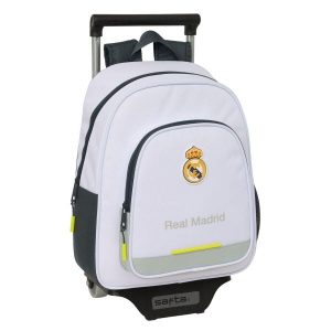 Plecak szkolny Real Madrid C.F. Poliester 600D. Białe plecaki REAL MADRID. Za 281,15 zł.