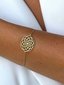 DI GIORGIO Pozłacana bransoletka z elementem ozdobnym rozmiar: onesize. Żółte bransoletki DI GIORGIO, pozłacane. Za 122,95 zł.