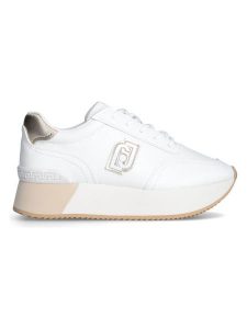 Liu Jo Sneakersy w kolorze złoto-białym rozmiar: 41. Białe trampki Liu Jo, bez wzorów, z materiału, bez zapięcia. Za 337,41 zł.