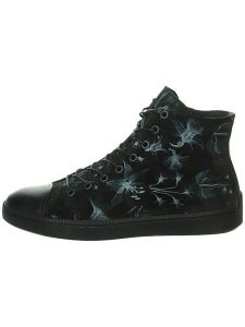 Think! Skórzane sneakersy w kolorze czarnym rozmiar: 39,5. Czarne trampki Think, bez wzorów, za kostkę, bez zapięcia. Za 431,47 zł.