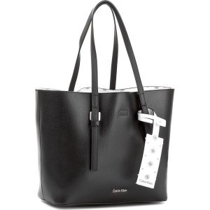 Torebka CALVIN KLEIN BLACK LABEL - Ck Zone Medium Shopp K60K604000 001. Shopper bag marki Calvin Klein Black Label. Za 599,00 zł.