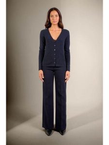 Perfect Cashmere Kaszmirowy kardigan "Chalais" w kolorze granatowym rozmiar: XXL. Niebieskie kardigany Perfect Cashmere, z kaszmiru. Za 369,99 zł.