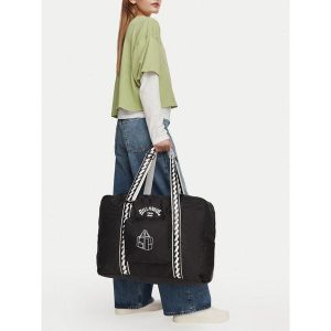 Torba podróżna Billabong. Czarne torby podróżne i sportowe Billabong, bez wzorów. Za 69,99 zł.