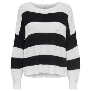 Only Damski Sweter Ols Camp L / S Oversize Pullover Knt Black (Rozmiar M). Swetry oversize marki ONLY. W wyprzedaży za 67,00 zł.