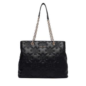 Torebka Nine West. Czarne torebki klasyczne Nine West, bez wzorów, bez dodatków. Za 249,99 zł.