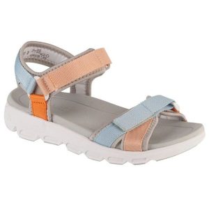 Sandały Rieker Sandals V8401-92 wielokolorowe. Sandały bez wzorów, z gumy, z otwartym noskiem, bez obcasa, bez zapięcia. Za 418,46 zł.