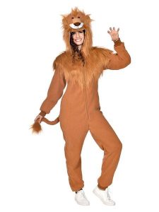 Amscan Kombinezon kostiumowy "Lion" w kolorze jasnobrązowym rozmiar: S. Brązowe kombinezony Amscan, s, bez wzorów, bez kołnierzyka, bez ramiączek. Za 130,99 zł.