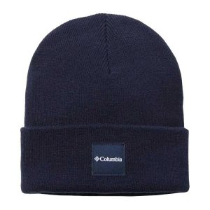 Ciężka Czapka Trekkingowa Typu Beanie Dla Dorosłych, Unisex, W Stylu Miejskim. Niebieskie czapki Columbia, bez wzorów, z materiału. Za 59,99 zł.