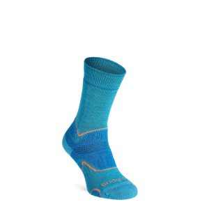 Skarpety damskie Bridgedale Hike MW Merino Perf B Patrn. Zielone skarpetki Bridgedale, bez wzorów. Za 92,99 zł.