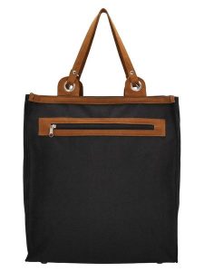 Beagles Shopper bag w kolorze czarnym - 36 x 41 x 17 cm rozmiar: onesize. Czarne shopper bag Beagles, bez wzorów, z materiału, bez dodatków. Za 82,64 zł.