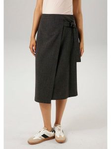 Aniston Spódnica w kolorze antracytowym rozmiar: 40. Czarne spódnice Aniston, na co dzień, bez wzorów, z tkaniny, midi. Za 65,85 zł.