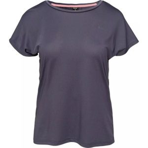 T-shirt Damski Z Krótkim Rękawem Hine. Szare t-shirty Hi-tec, bez wzorów, bez kołnierzyka, bez ramiączek. Za 77,99 zł.