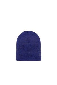 Czapka BUFF dryflx® beanie solid. Niebieskie czapki Buff, bez wzorów, z elastanu. Za 122,45 zł.
