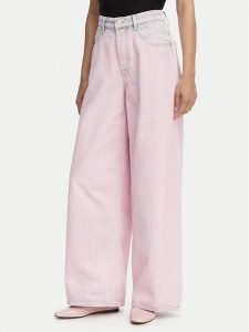 Tommy Jeans Jeansy DW0DW22372 Różowy Loose Fit. Czerwone jeansy Tommy Jeans, bez wzorów, z bawełny. Za 529,99 zł.