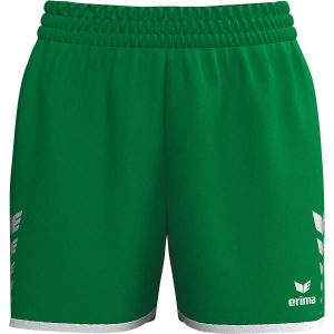 Szorty bez podszewki damskie Erima Wings. Zielone szorty Erima, bez wzorów, z materiału. Za 121,50 zł.