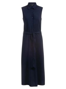 Herrlicher Sukienka w kolorze granatowym rozmiar: S. Niebieskie sukienki Herrlicher, na co dzień, s, bez wzorów, z tkaniny, bez kołnierzyka, bez ramiączek, maxi, proste. Za 195,99 zł.