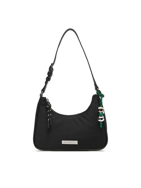 KARL LAGERFELD Torebka B1W32068 Czarny. Czarne torebki klasyczne KARL LAGERFELD, bez wzorów, z materiału, bez dodatków. Za 649,99 zł.