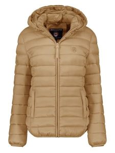 Canadian Peak Kurtka pikowana "Akitaleak" w kolorze jasnobrązowym rozmiar: XXL. Brązowe kurtki Canadian Peak, xxl, bez wzorów, bez kaptura. Za 149,66 zł.