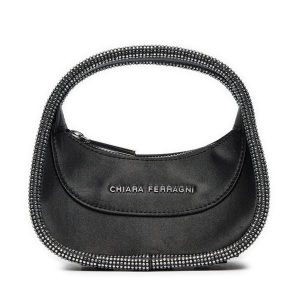 Torebka Chiara Ferragni. Czarne torebki klasyczne Chiara Ferragni, bez wzorów, bez dodatków. Za 489,99 zł.
