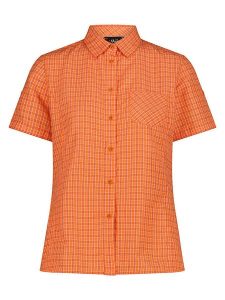 Cmp Koszula funkcyjna w kolorze pomarańczowym rozmiar: 44. Pomarańczowe koszule CMP, bez wzorów, z materiału, bez kołnierzyka, bez ramiączek. Za 79,77 zł.