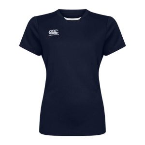 Koszulka damska Canterbury Club Dry. Niebieskie bluzki CANTERBURY, bez wzorów, sportowe, bez kołnierzyka, bez ramiączek. Za 213,00 zł.