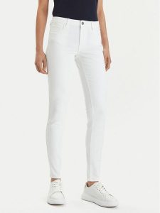 Armani Exchange Jeansy 8NYJ01 Y3TAZ 0102 Biały Slim Fit. Białe jeansy Armani Exchange, bez wzorów, z bawełny. Za 539,99 zł.